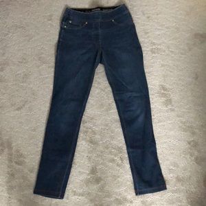 LUXE DENIM skinny cuff jeans